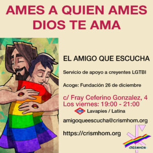 AMIGO QUE ESCUCHA, si necesitas hablar ahora alguien te escucha @ Fundación 26 de diciembre | Madrid | Comunidad de Madrid | España