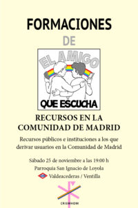 Formaciones del Amigo que escucha @ Parroquia San Ignacio de Loyola | Madrid | Comunidad de Madrid | España